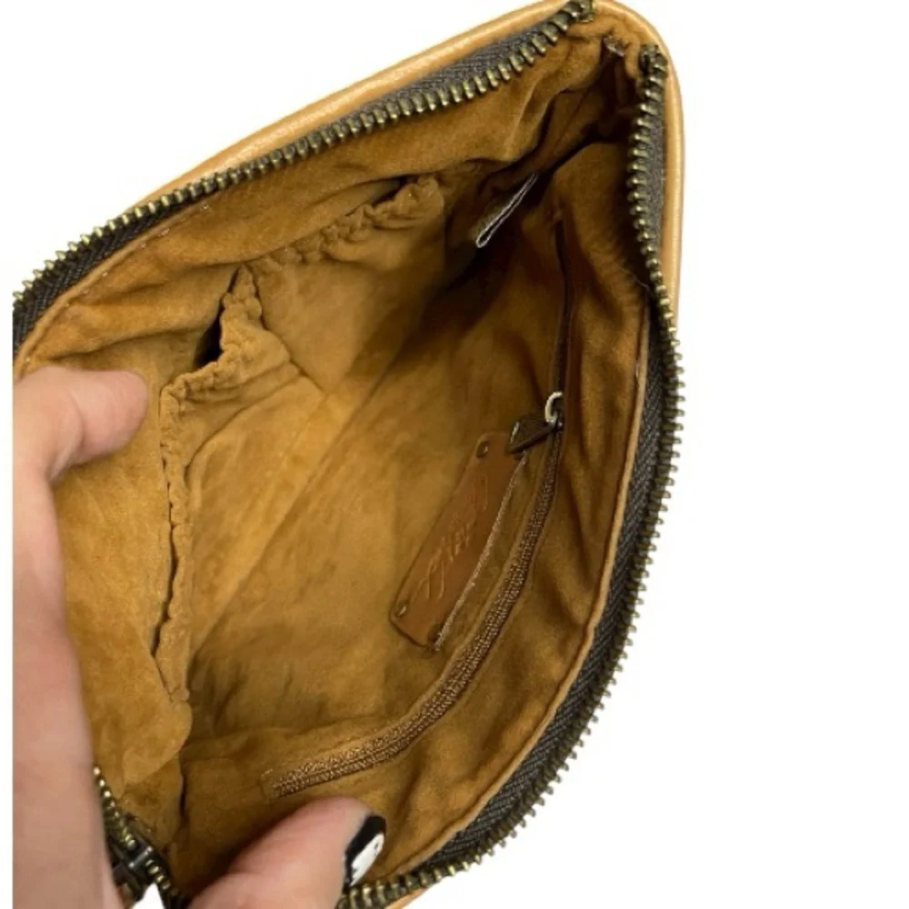 Patricia Nash Woven Leather Wristlet